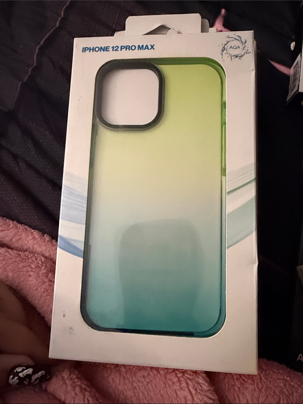 iPhone 12 Pro Max Green Gradient Protective Case